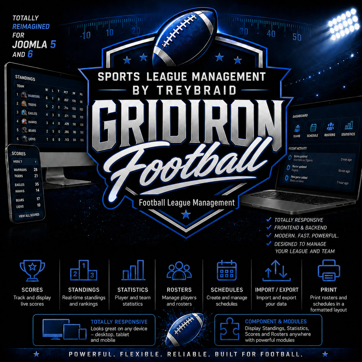 Gridiron Component + 7 Modules